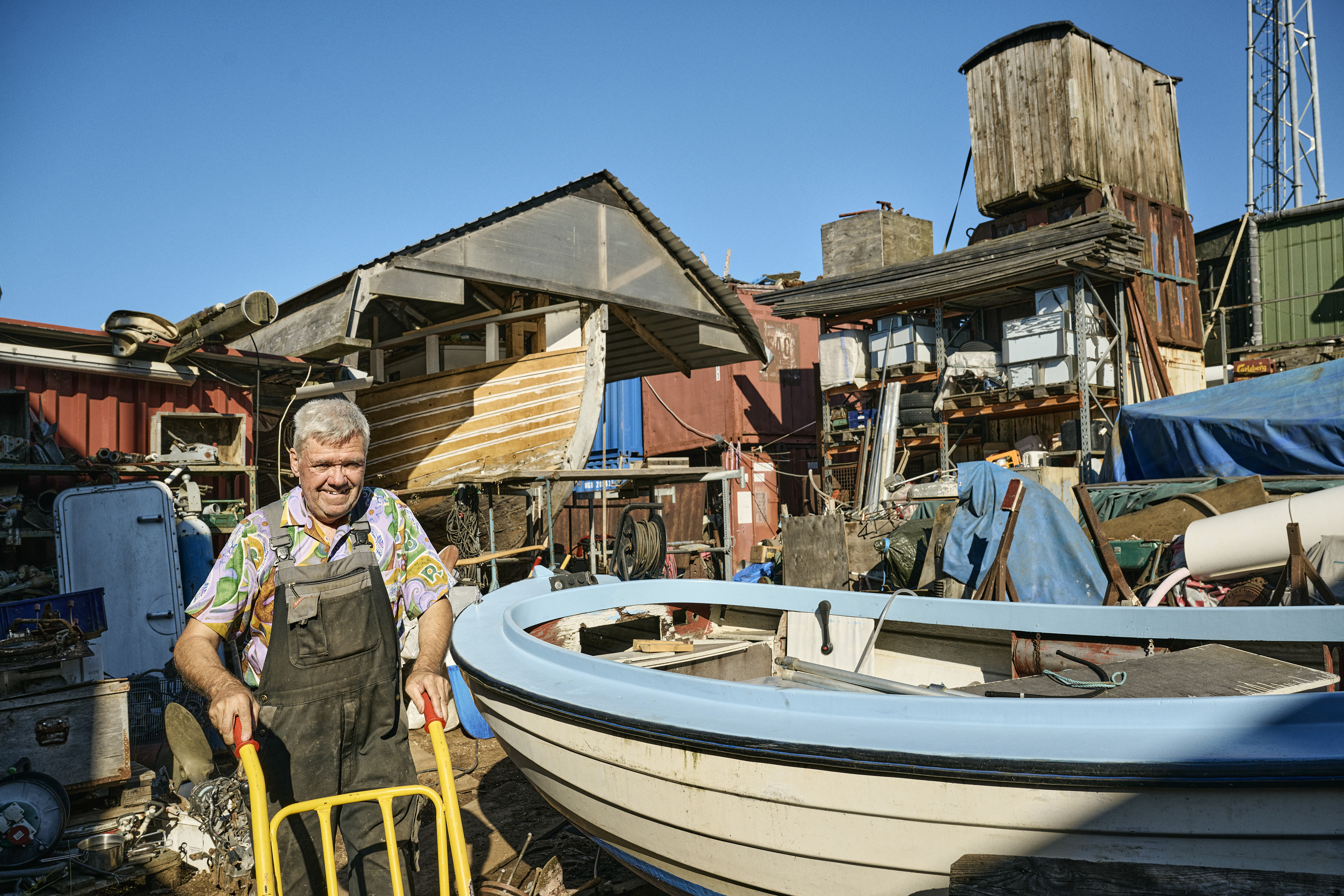 Niels Boat Builder. Fiskerihavnen, September 2023